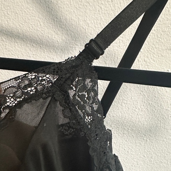 torrid Black Lace Trim Satin Slip - Picture 9 of 13